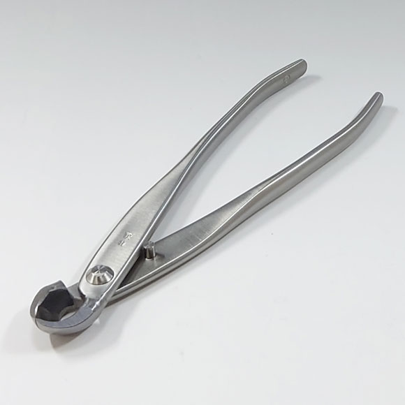 Bonsai Concave (Branch) cutter "Round Edge"  Small -stainless- (KANESHIN)  "Length 180mm "  No.803
