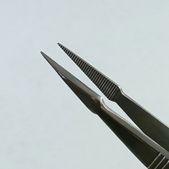 Bonsai stainless tweezers "arrow style" (KANESHIN) " Length 170mm " No.661