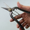 Handmade bud cutting shears (Pruning scissors) [ KANESHIN ]  “Length 185mm / Weight 330g” No.95