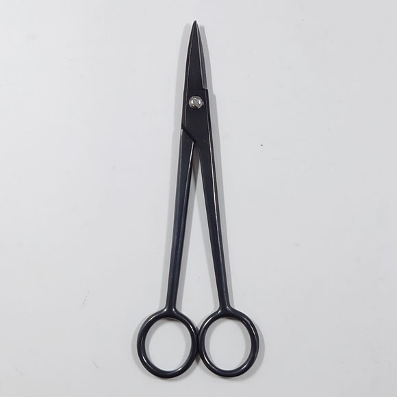 Bonsai Trimming Scissors to nip off buds of Goyoumatsu (KANESHIN) " Length 150mm "No.32