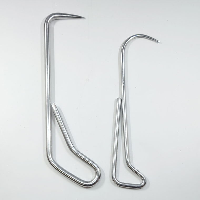 1 Prong Root Hook (KANESHIN)  - Stainless steel -  weight 300g No.552S / No.553S
