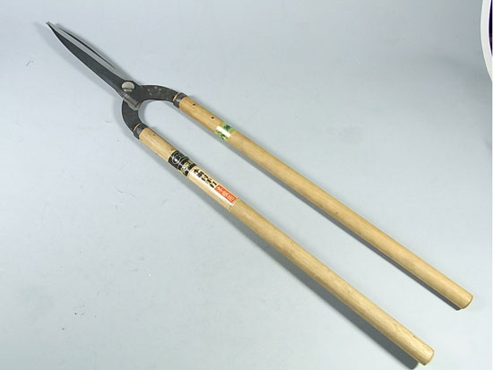 Both hands gardering scissors 210mm - White steel - [KANESHIN] "Length 820mm / Weight 1200g" No.3455
