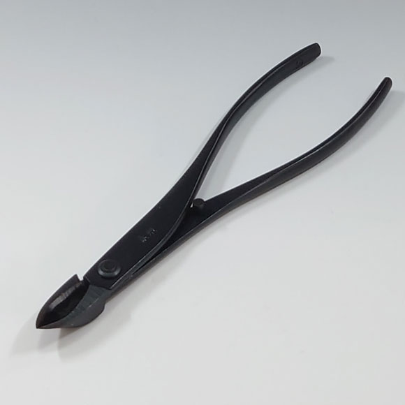 Bonsai Concave (Branch) cutter "Thin blade"  "Narrow"(KANESHIN) 　" Length 180mm " No.6D